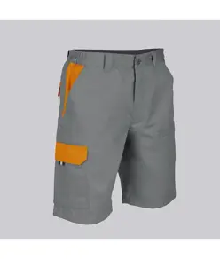 Bermuda unisex multitasche elastico combinato Garys Acero
