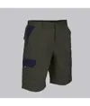 Bermuda unisex multitasche elastico combinato Garys Acero