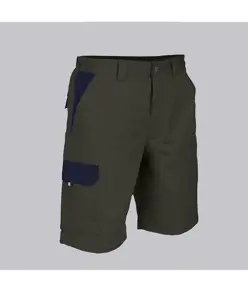 Bermuda unisex multitasche elastico combinato Garys Acero