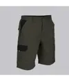 Bermuda unisex multitasche elastico combinato Garys Acero
