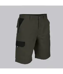 Bermuda unisex multitasche elastico combinato Garys Acero