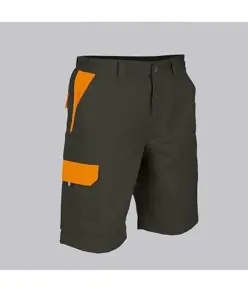 Bermuda unisex multitasche elastico combinato Garys Acero