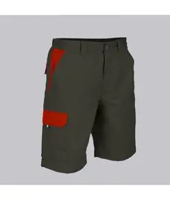 Bermuda unisex multitasche elastico combinato Garys Acero