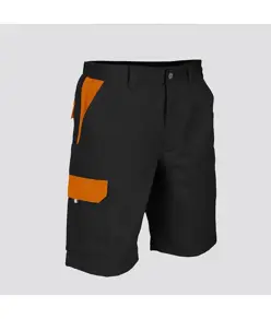 Bermuda unisex multitasche elastico combinato Garys Acero