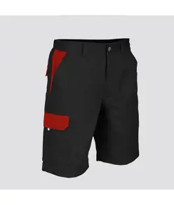 Bermuda unisex multitasche elastico combinato Garys Acero