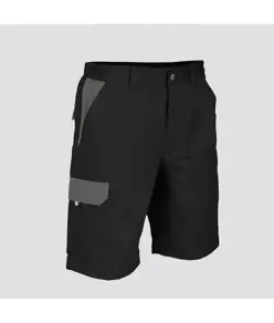 Bermuda unisex multitasche elastico combinato Garys Acero