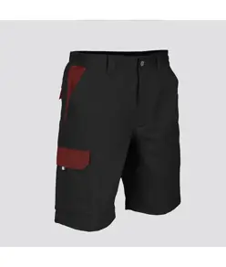 Bermuda unisex multitasche elastico combinato Garys Acero