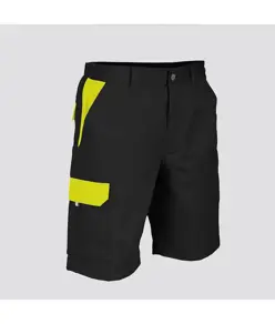 Bermuda unisex multitasche elastico combinato Garys Acero