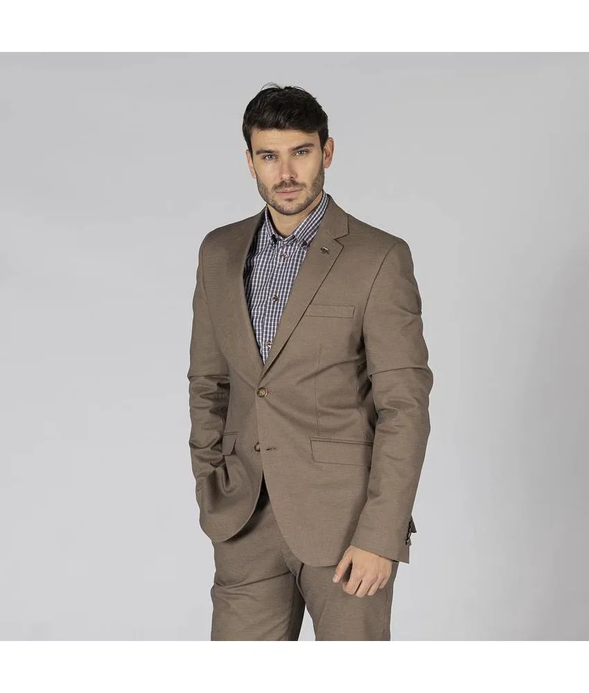 Blazer da uomo 2 bottoni slim fit Garys Meeting, largo aprox: 73 cm