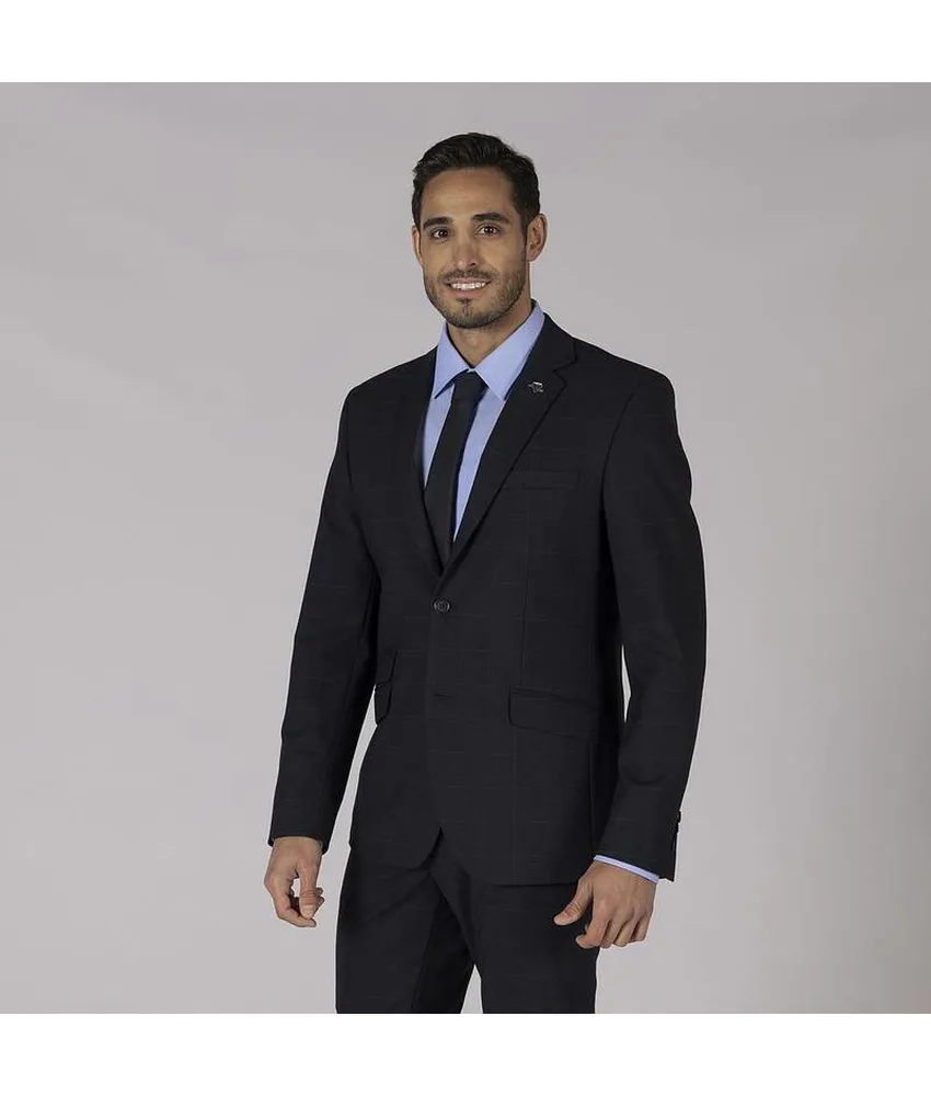 Blazer da uomo 2 bottoni slim fit Garys Trip, fodera completa