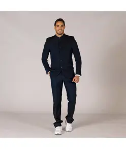 Blazer da uomo con colletto mao Garys