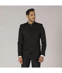 Blazer da uomo con colletto mao Garys