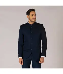 Blazer da uomo con colletto mao Garys