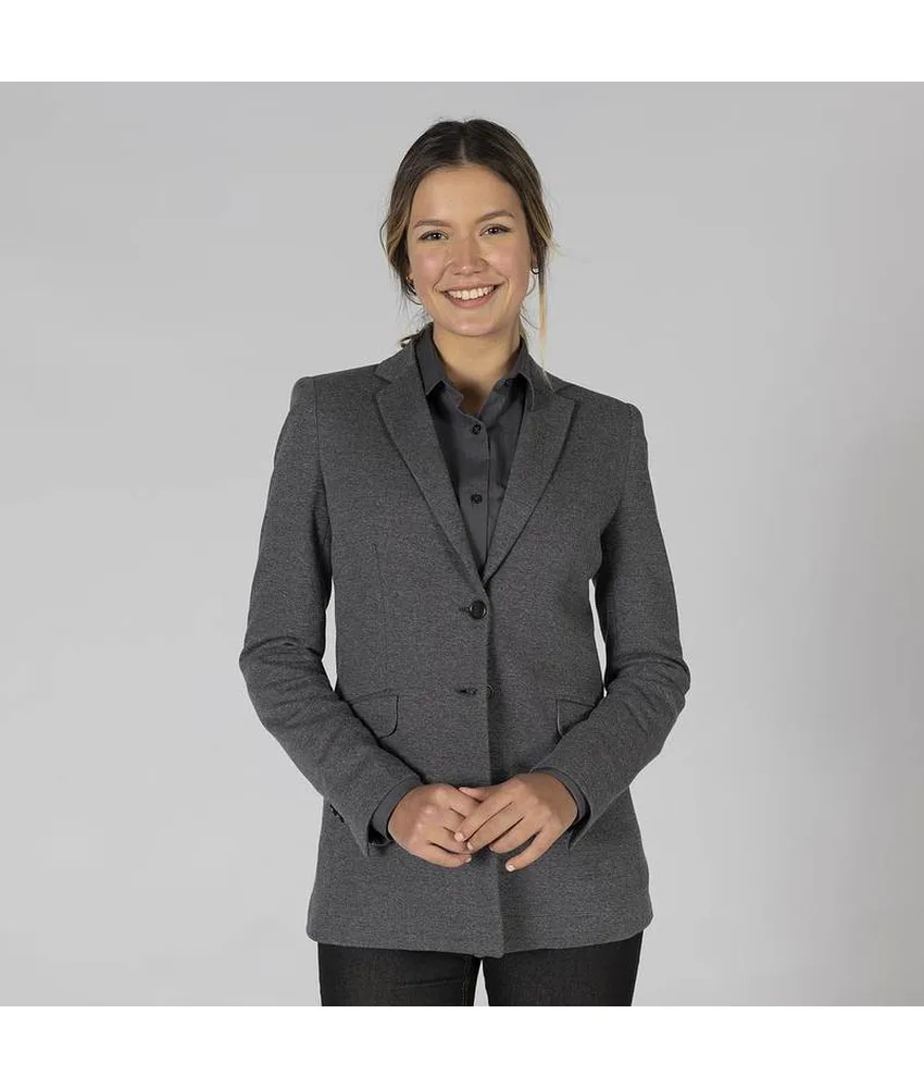 Blazer donna 2 bottoni Garys Knitsuit, mezza fodera - collo a bavero