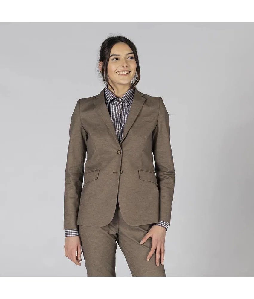 Blazer donna 2 bottoni Garys Meeting, apertura posteriore