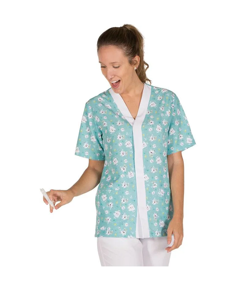 Blusa abierta dientes Garys