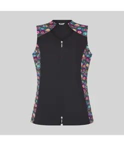 Blusa abierta mujer cremallera naia Garys