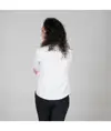 Blusa donna bottone nascosto m/lunga Garys