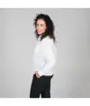 Blusa donna bottone nascosto m/lunga Garys