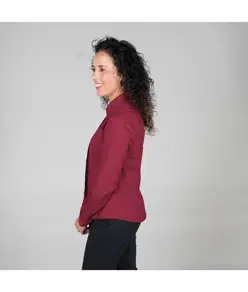 Blusa donna bottone nascosto m/lunga Garys