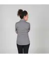 Blusa donna bottone nascosto m/lunga Garys