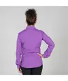 Blusa donna bottone nascosto m/lunga Garys