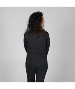 Blusa donna bottone nascosto m/lunga Garys