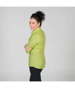 Blusa donna bottone nascosto m/lunga Garys