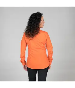 Blusa donna bottone nascosto m/lunga Garys