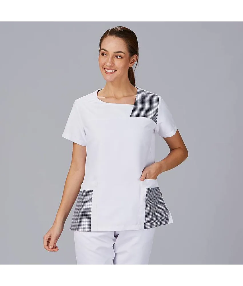 Blusa donna chiusa combi navas Garys