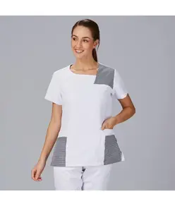 Blusa donna chiusa combi navas Garys