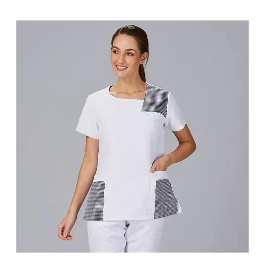 Blusa donna chiusa combi navas Garys