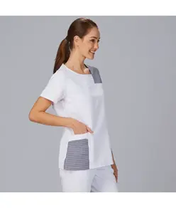 Blusa donna chiusa combi navas Garys