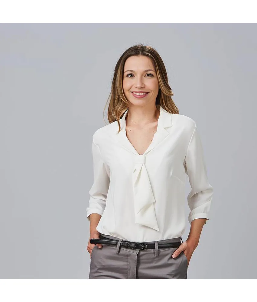 Blusa donna colletto rever nastro flavia Garys