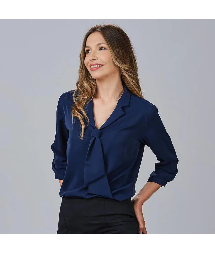 Blusa donna colletto rever nastro flavia Garys