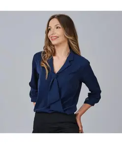 Blusa donna colletto rever nastro flavia Garys