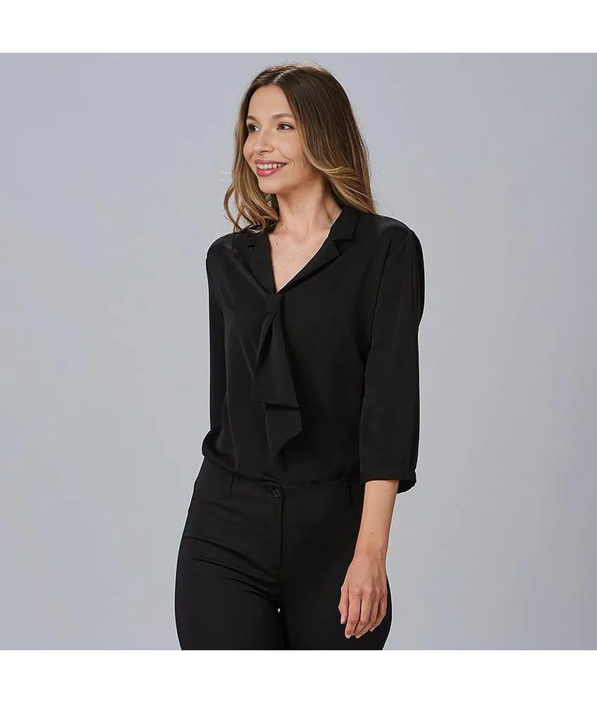 Blusa donna colletto rever nastro flavia Garys