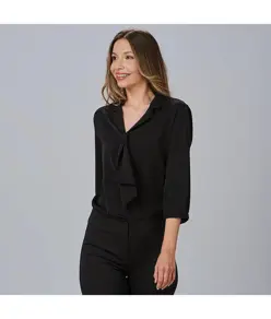 Blusa donna colletto rever nastro flavia Garys