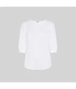 Blusa donna manica arricciata rosanna Garys