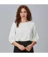 Blusa donna manica arricciata rosanna Garys