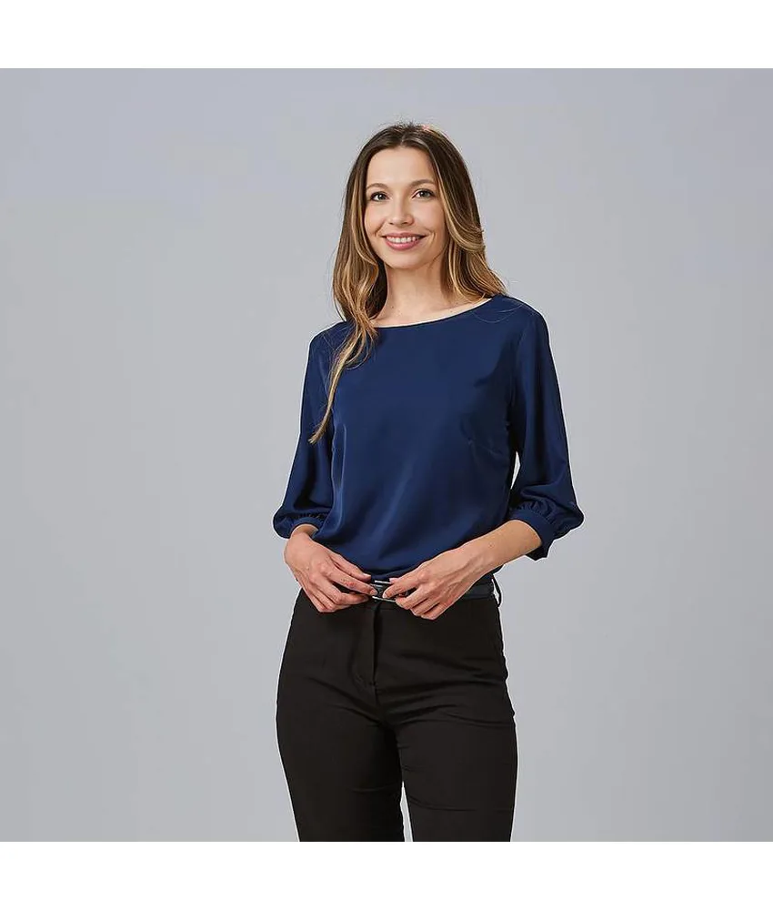 Blusa donna manica arricciata rosanna Garys