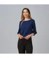 Blusa donna manica arricciata rosanna Garys