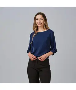 Blusa donna manica arricciata rosanna Garys