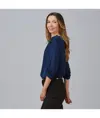 Blusa donna manica arricciata rosanna Garys