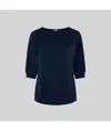 Blusa donna manica arricciata rosanna Garys