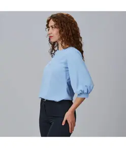 Blusa donna manica arricciata rosanna Garys