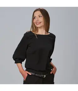Blusa donna manica arricciata rosanna Garys