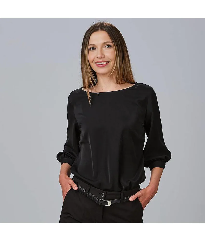 Blusa donna manica arricciata rosanna Garys
