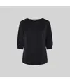 Blusa donna manica arricciata rosanna Garys