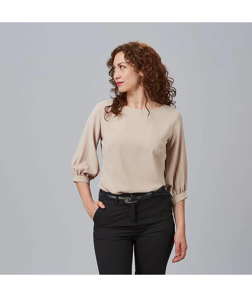 Blusa donna manica arricciata rosanna Garys